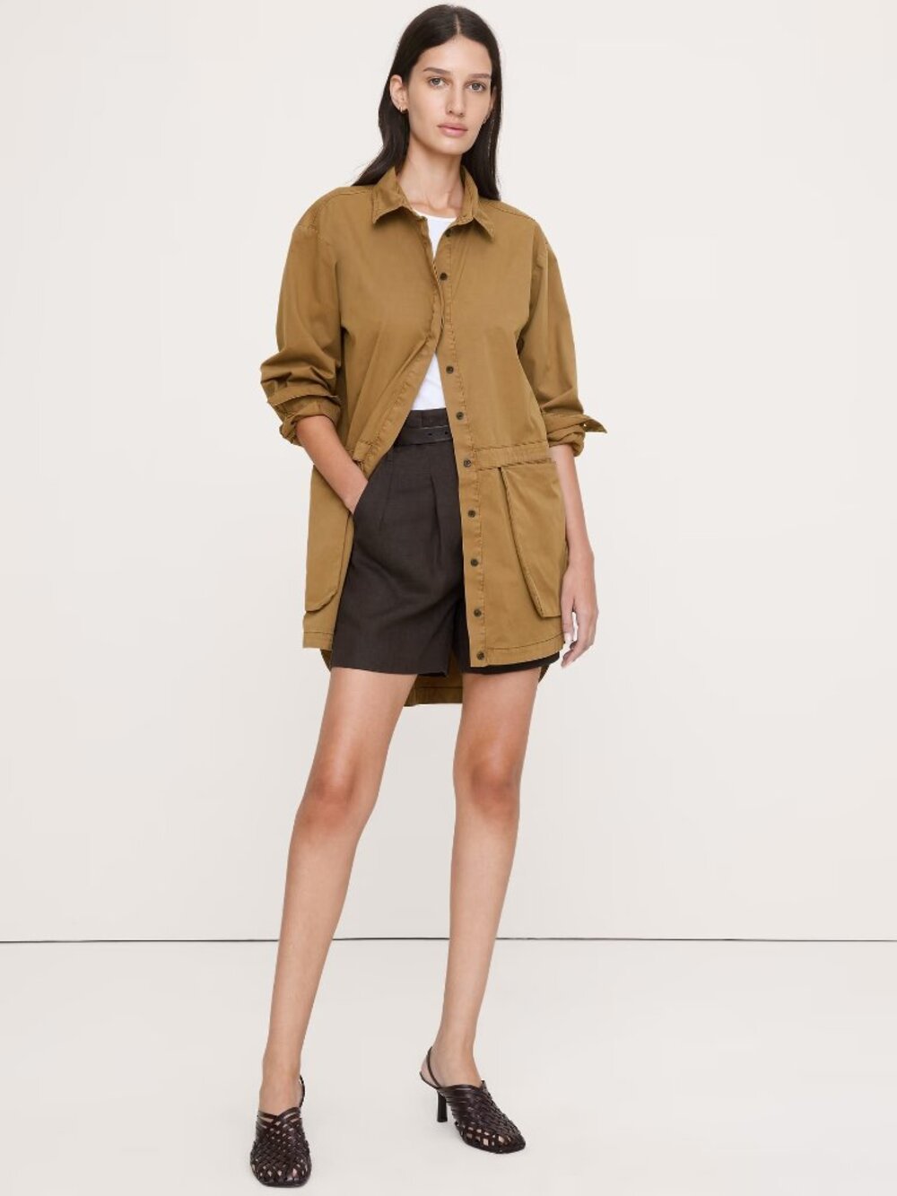 Banana Republic Cotton Utility Tunic M
